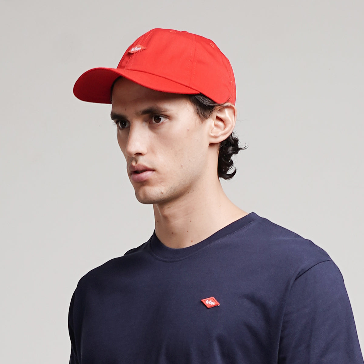 Lee Cooper Caps Logo Diamond Red Red
