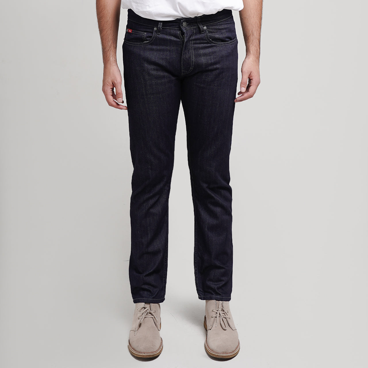 Lee Cooper Tapered Fit Jeans Arthur Rinse Blue Medium Raw
