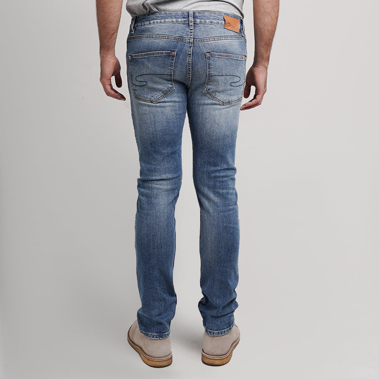 Lee Cooper Jeans Arthur Ripped Medium Blue