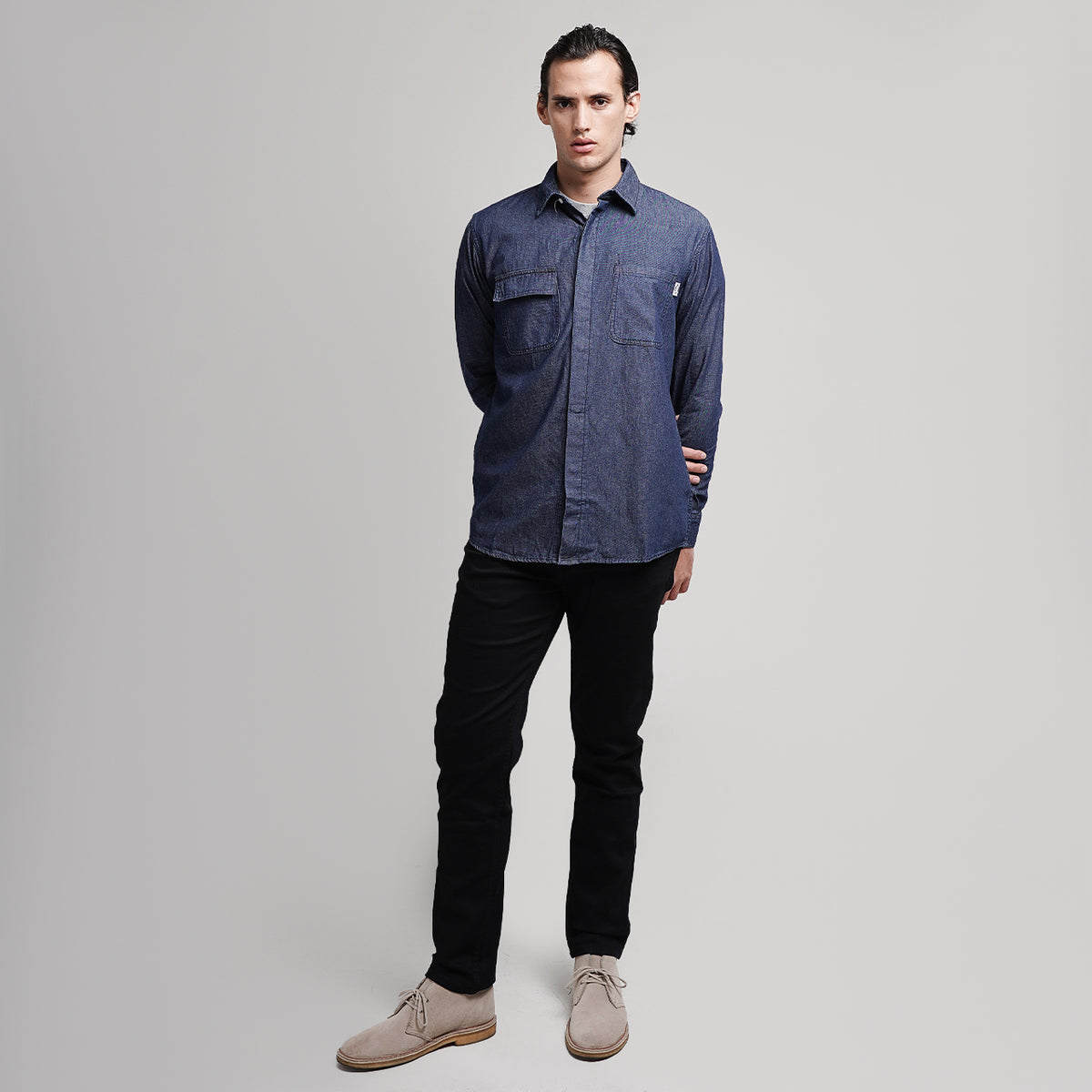 Lee Cooper Shirt Reece Worn Dark Blue