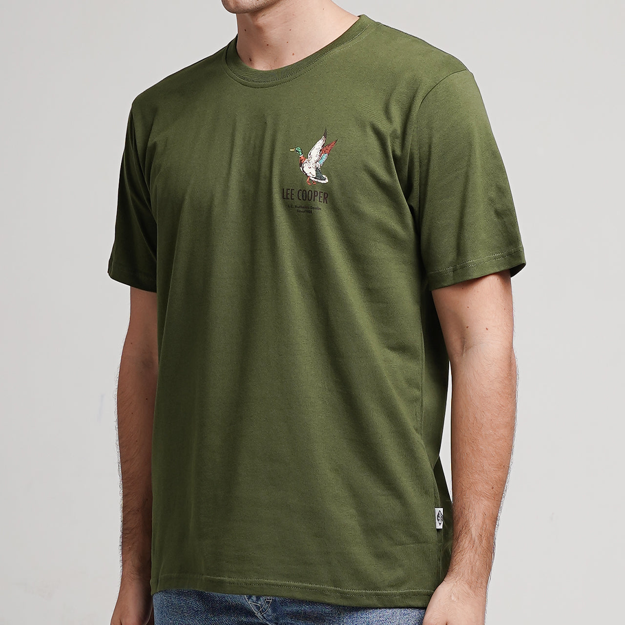 Lee Cooper T-Shirt Duck Olive