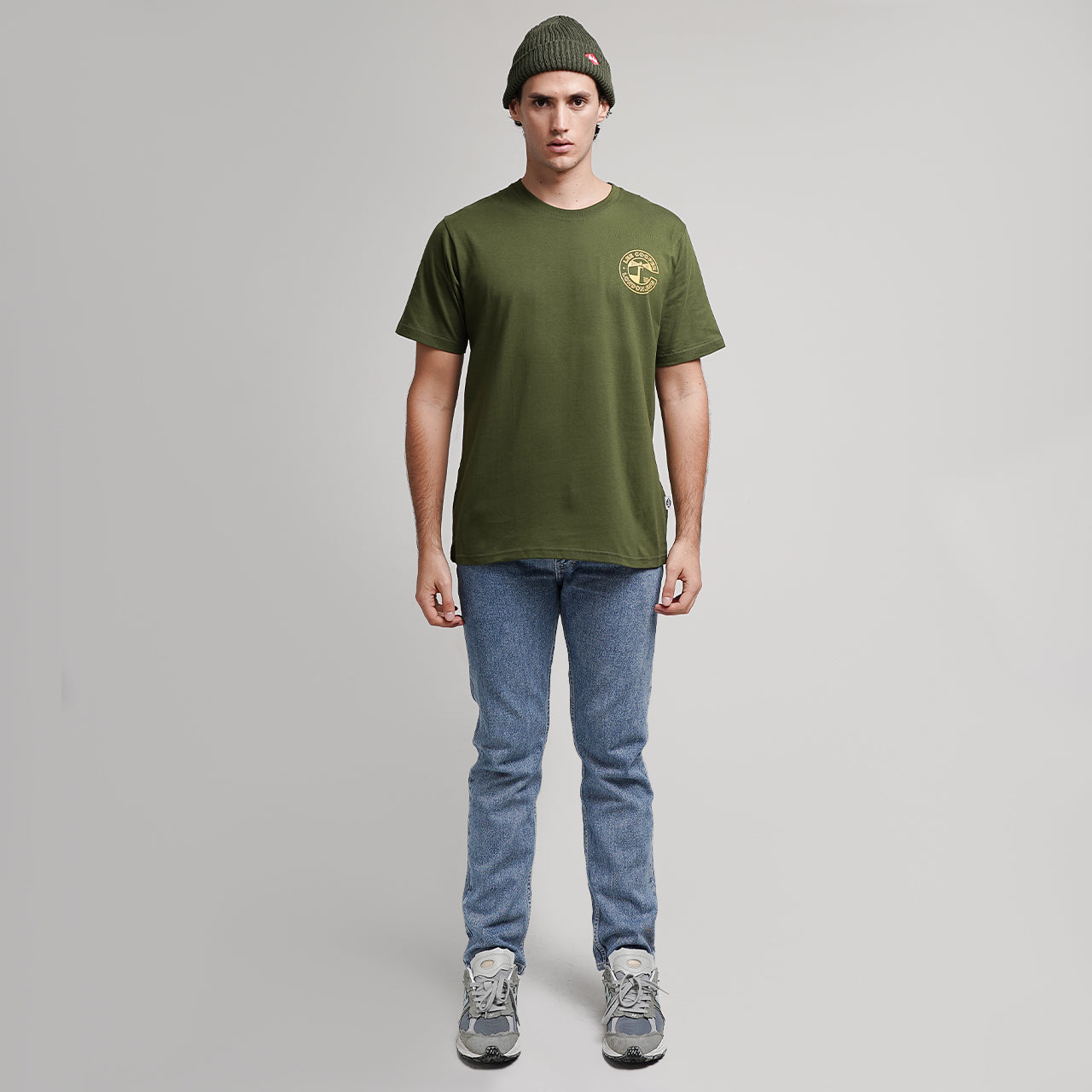 Lee Cooper T-Shirt Light House Olive