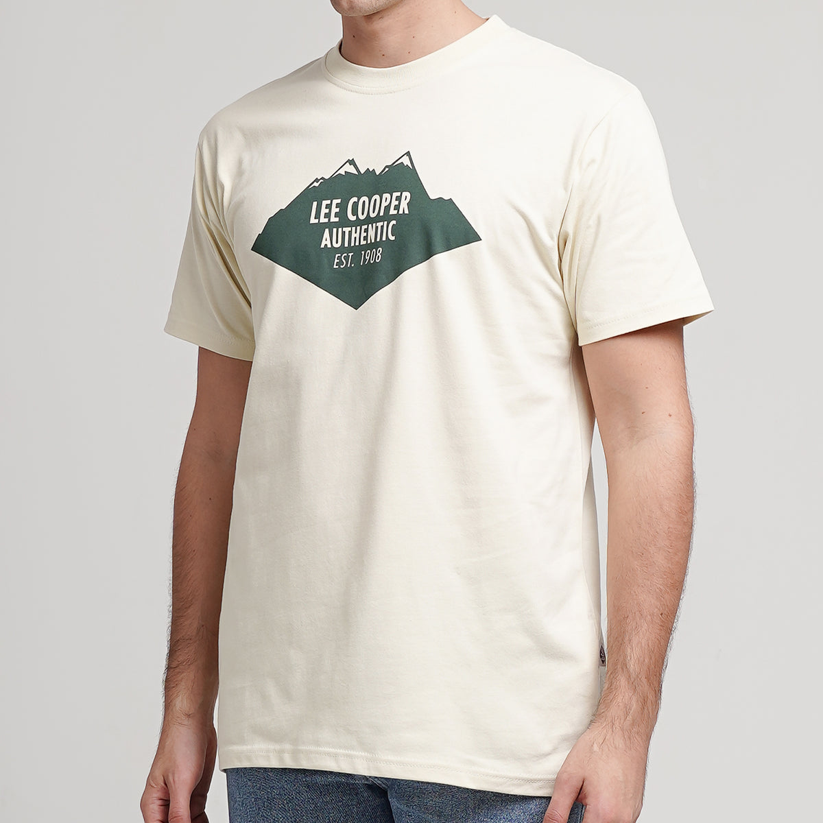 Lee Cooper T-Shirt Mountain Cream