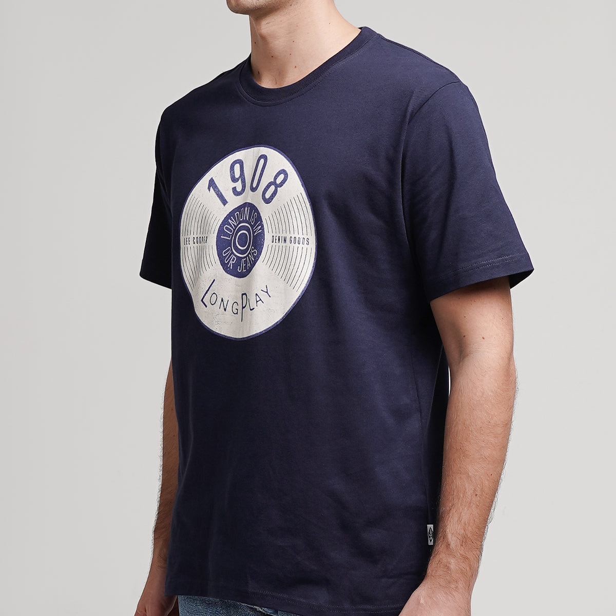 Lee Cooper T-shirt Record Navy