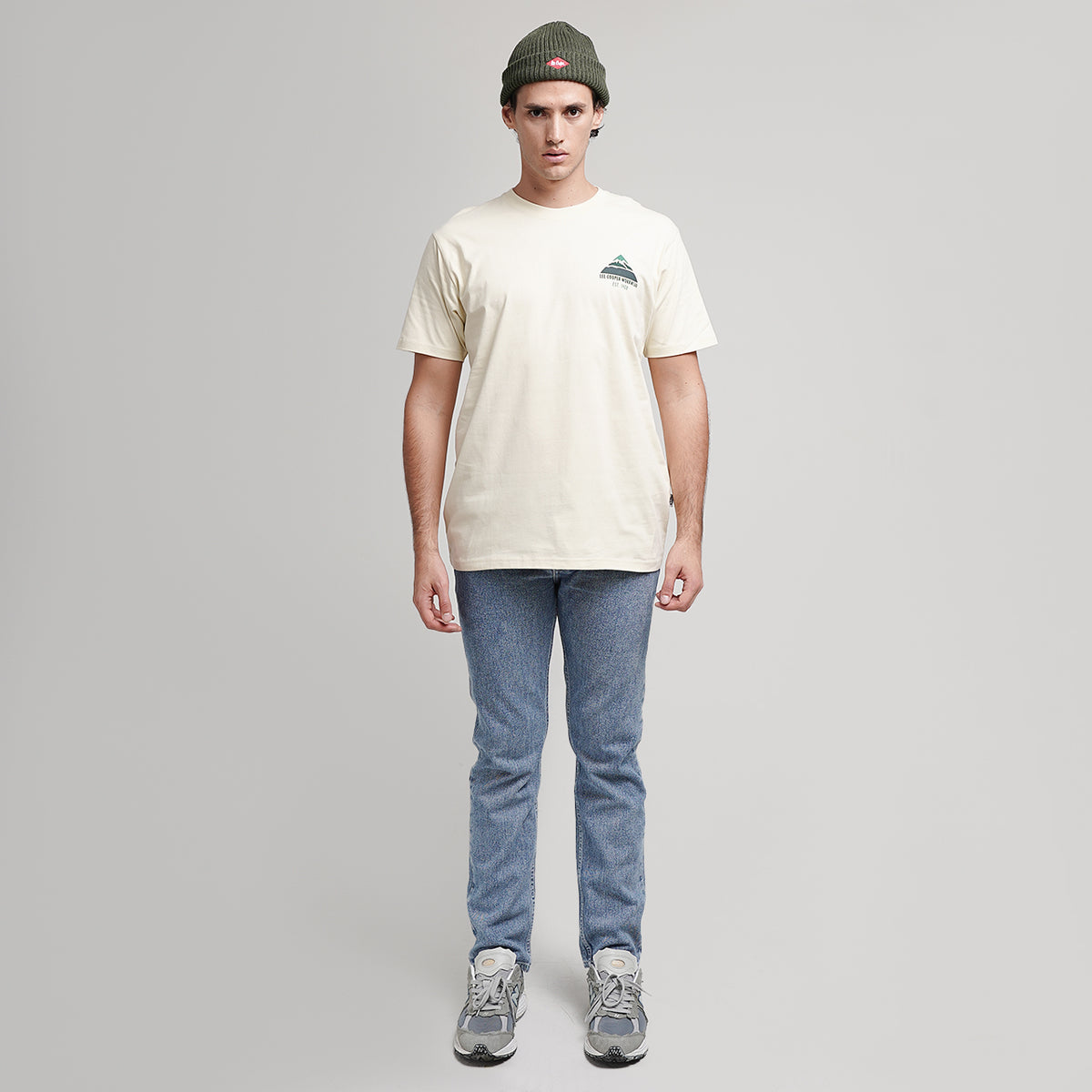 Lee Cooper T-Shirt Triangle Cream