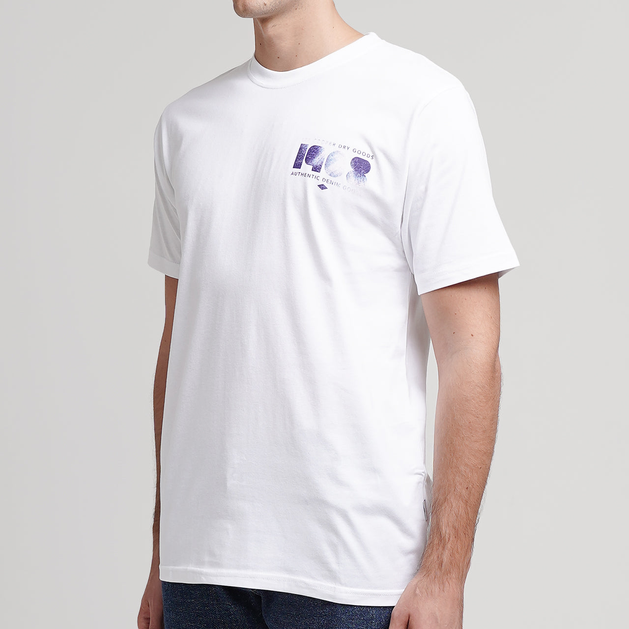 Lee Cooper T-Shirt 1908 Indigo White