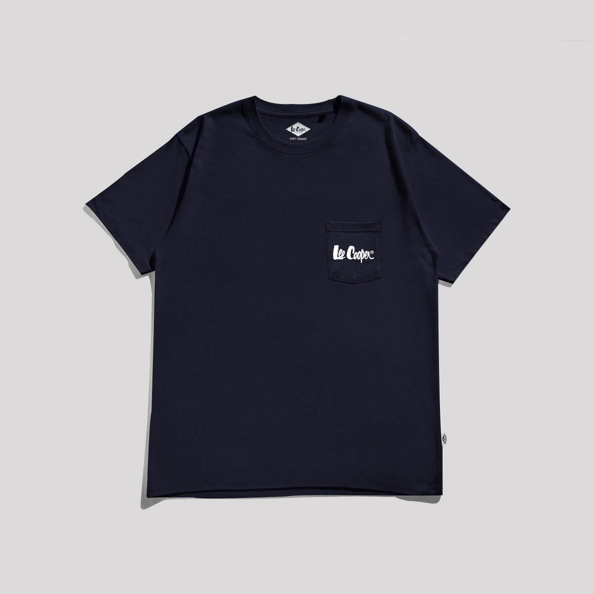 Lee Cooper T-Shirt Logo Type Pocket Navy