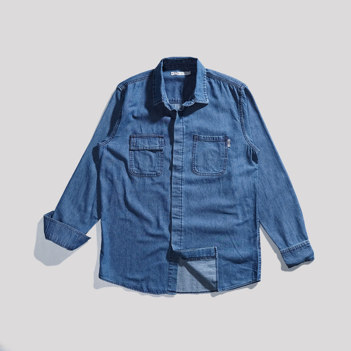 Lee Cooper Shirt Reece Worn Medium Blue