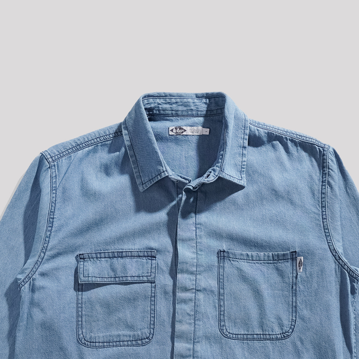 Lee Cooper Long Shirt Reece Worn Light Blue