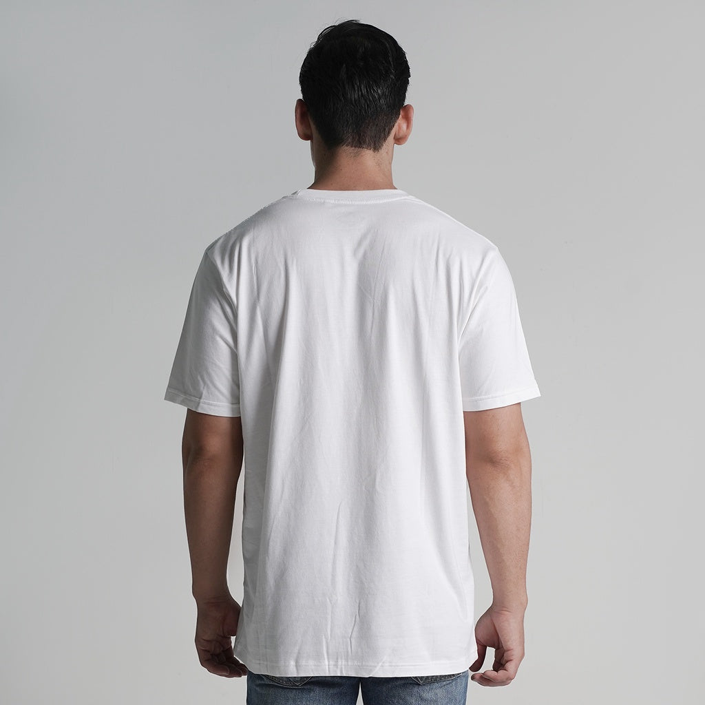 Lee Cooper T-shirt Stripe pocket White