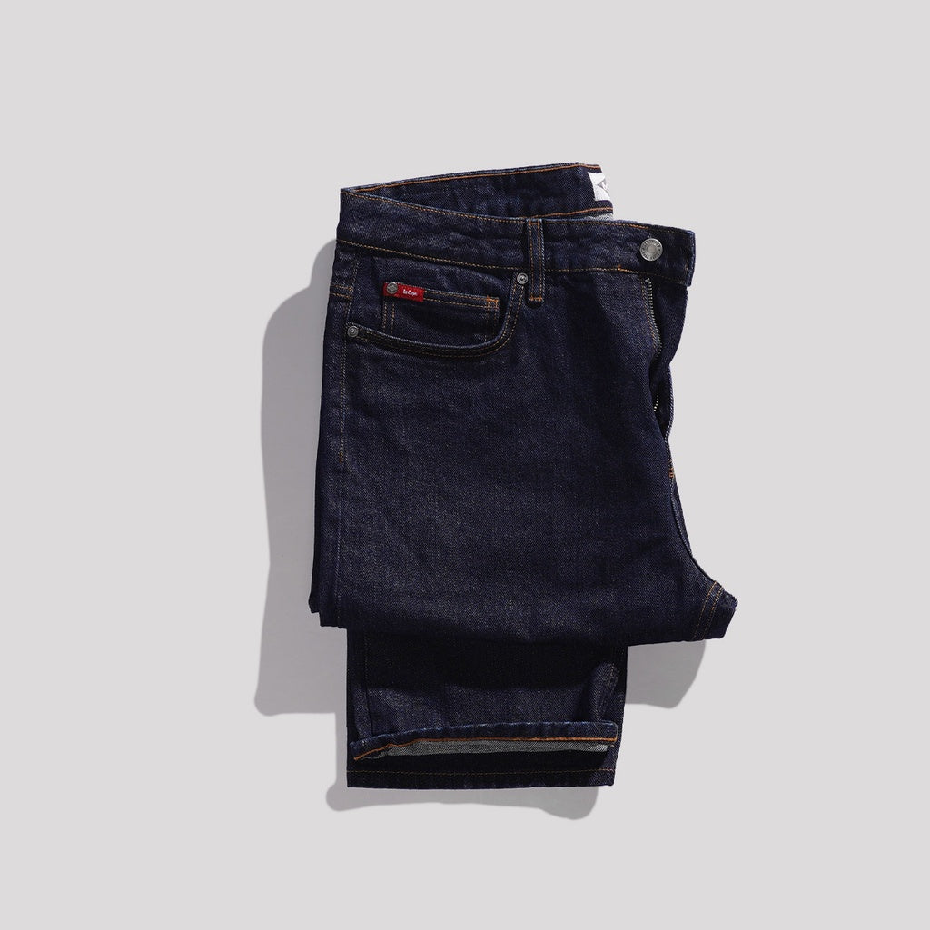 Lee Cooper Straight Fit Jeans Harry Rinse Blue 41 Medium Raw