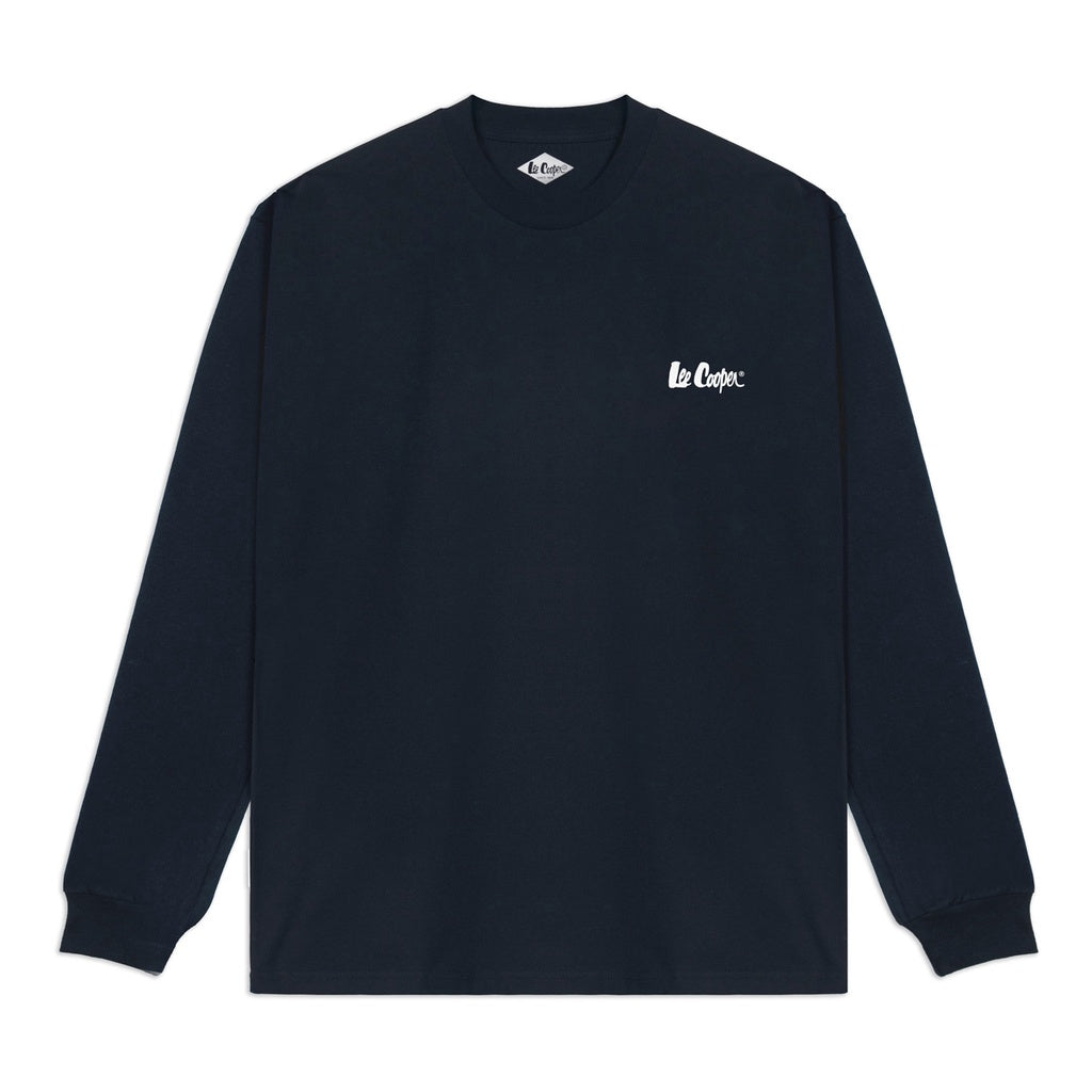 Lee Cooper Longsleeve T-shirt Logotype Navy