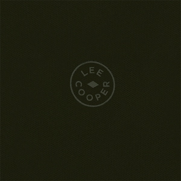 Lee Cooper Polo Shirt Logo Circular Olive