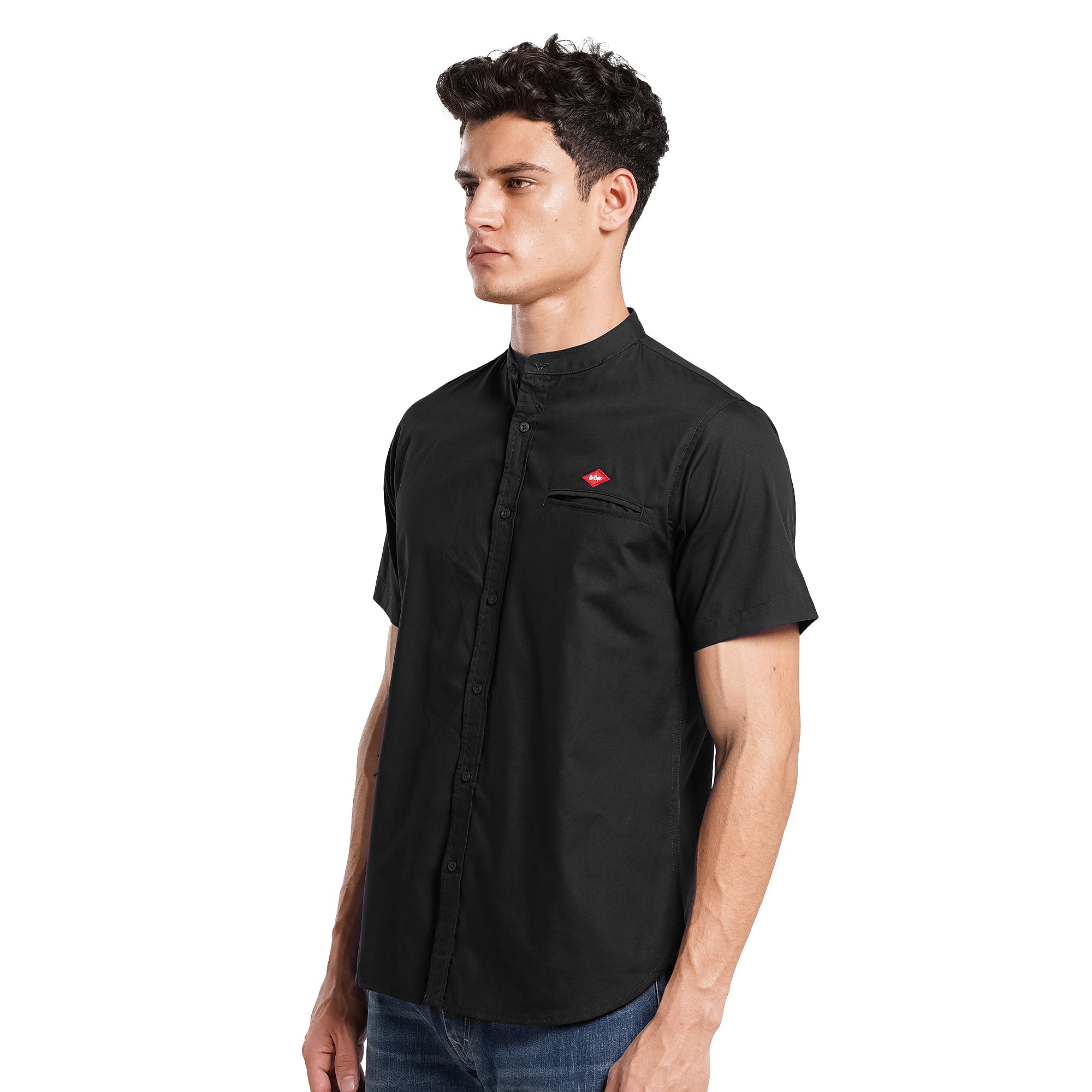 Lee Cooper Shirt Koko Short Leighton Black