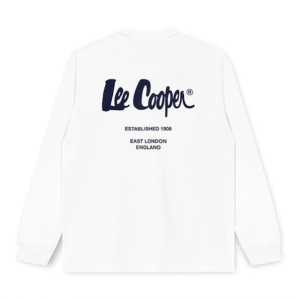 Lee Cooper Longsleeve T-shirt Logotype White