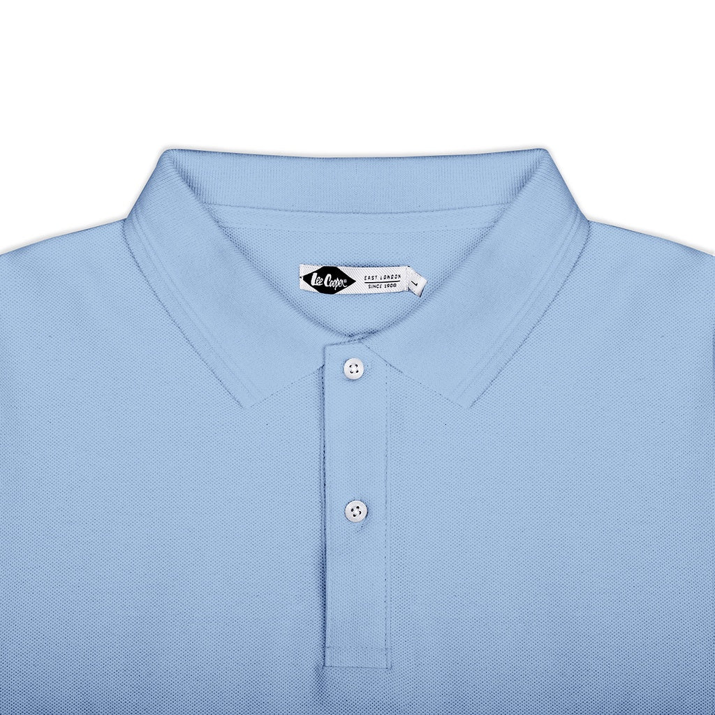 Lee Cooper Polo Shirt Pocket light Blue