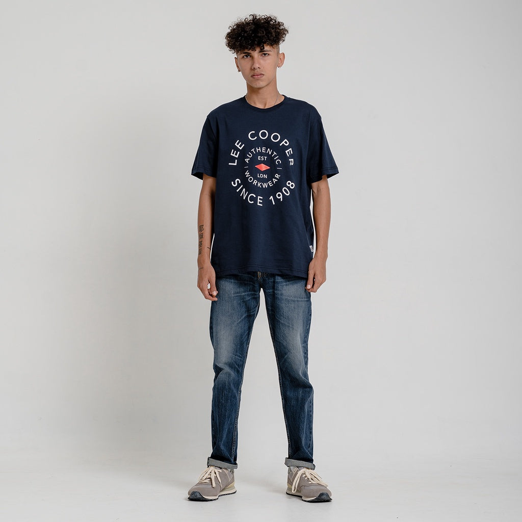 Lee Cooper T-shirt Authentic Around Navy