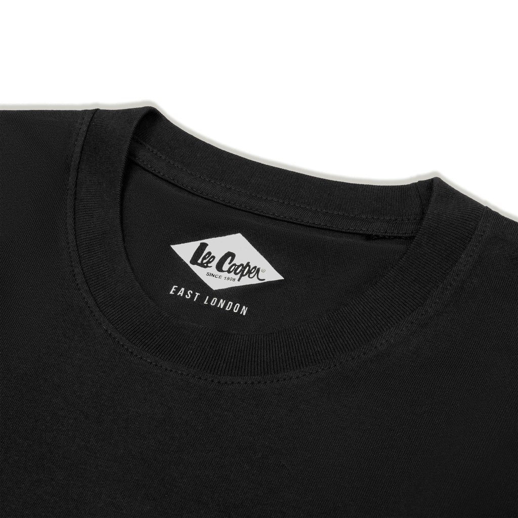 Lee Cooper T-shirt College Logo Type Black