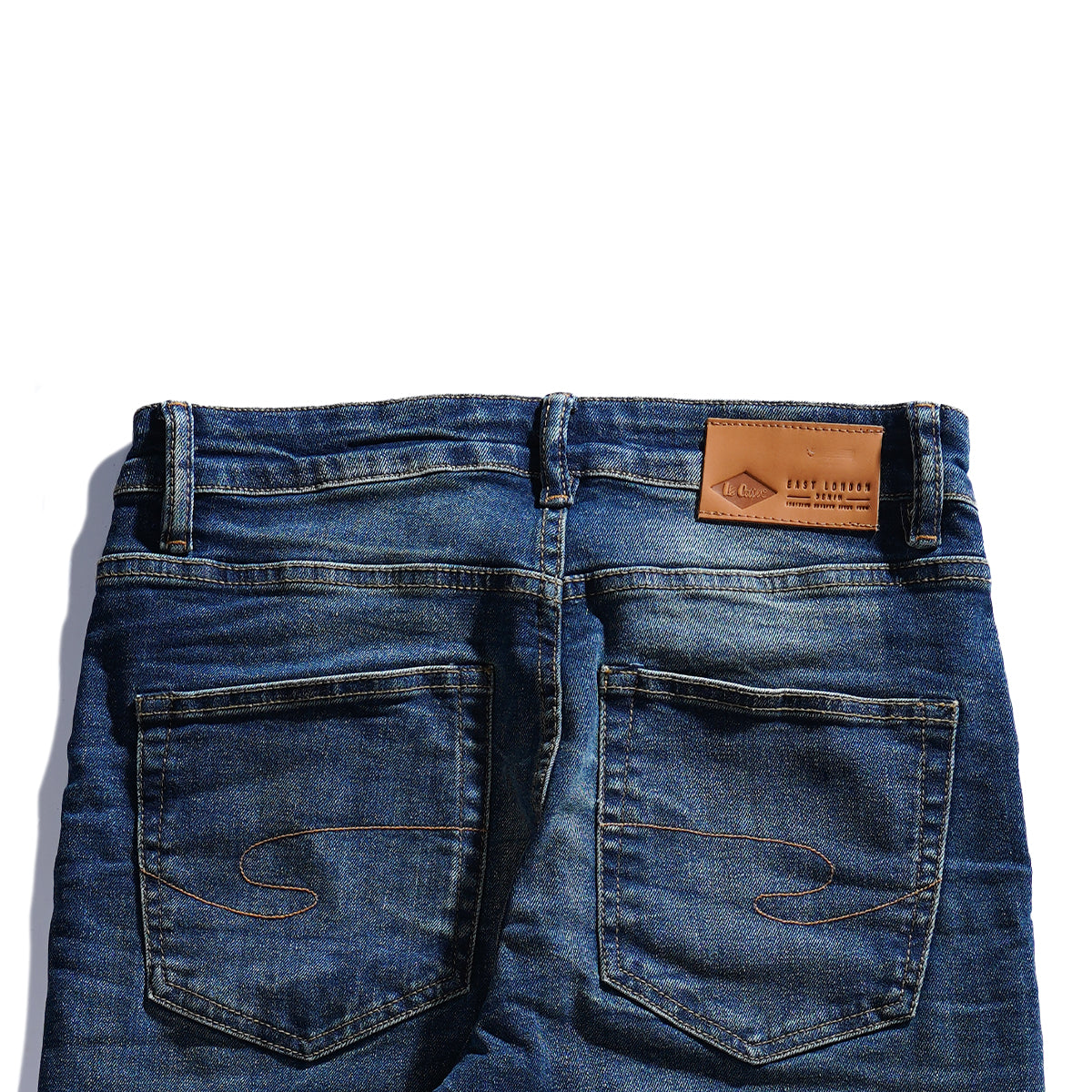 Lee Cooper Tapered Fit Jeans Arthur Worn Dark Blue Deep