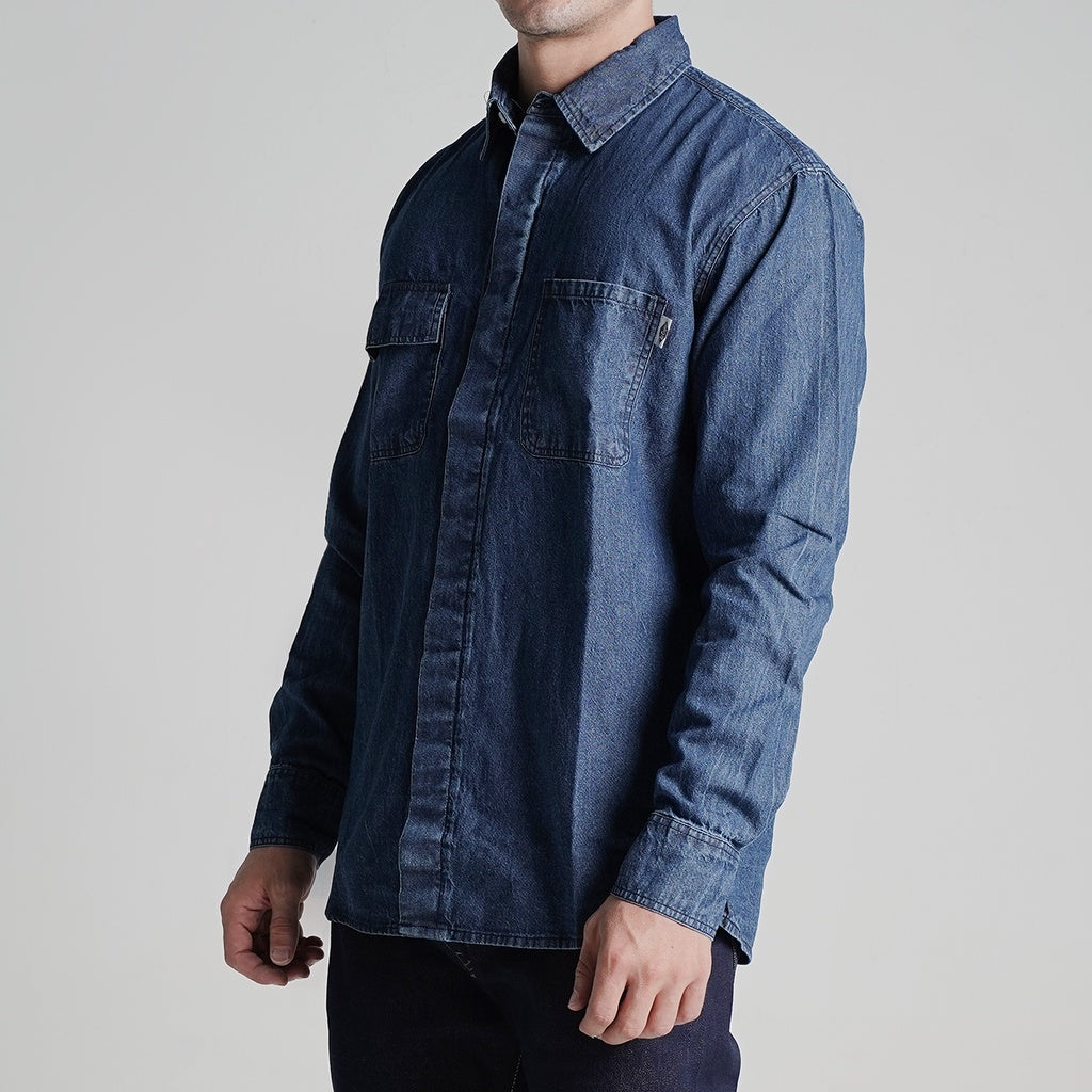 Lee Cooper Long Shirt Reece Dark Blue Stone