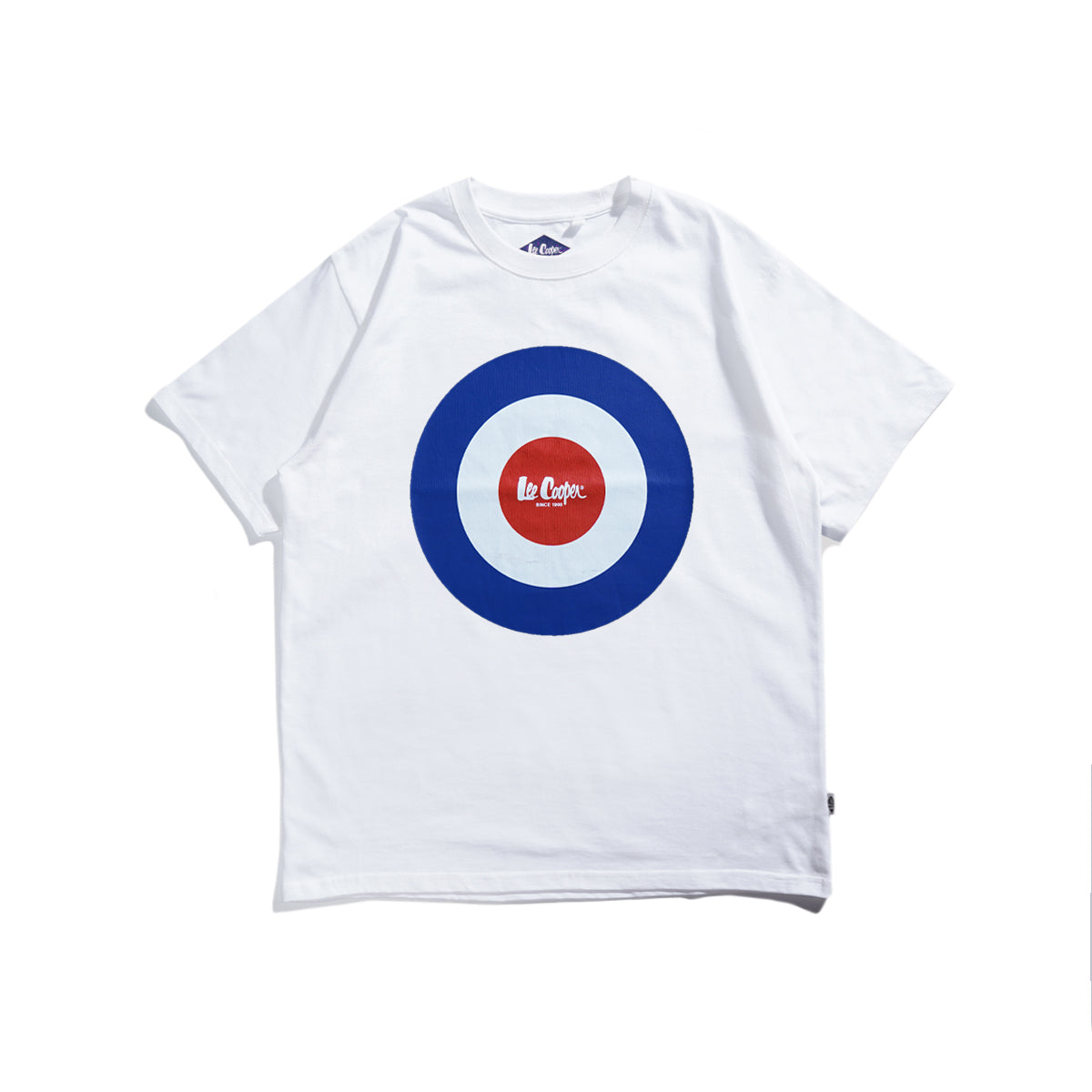 Lee Cooper T-Shirt Logo Diamond Target White