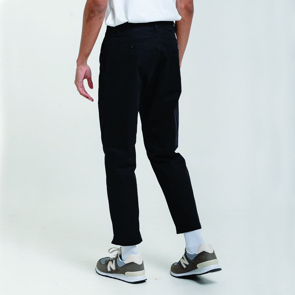 Lee Cooper Long Chino Ankle Black