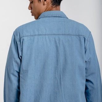 Lee Cooper Long Shirt Reece Blue Stone