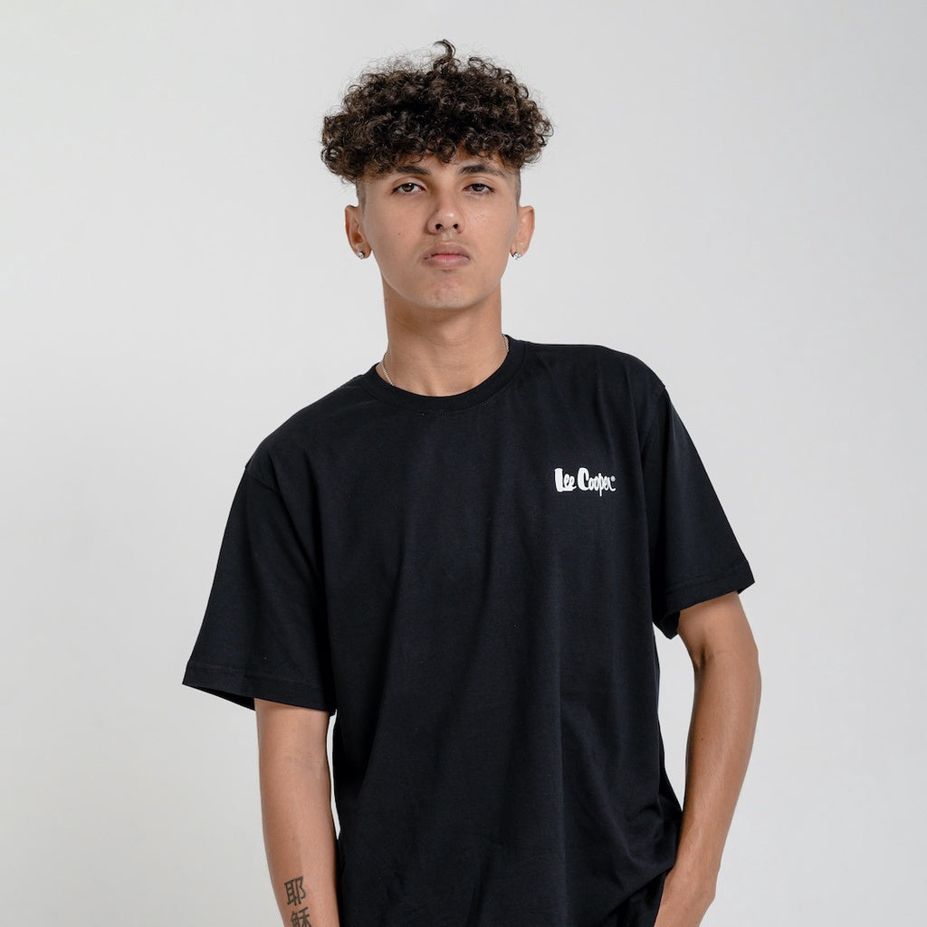 Lee Cooper T-shirt Logotype Black TS03