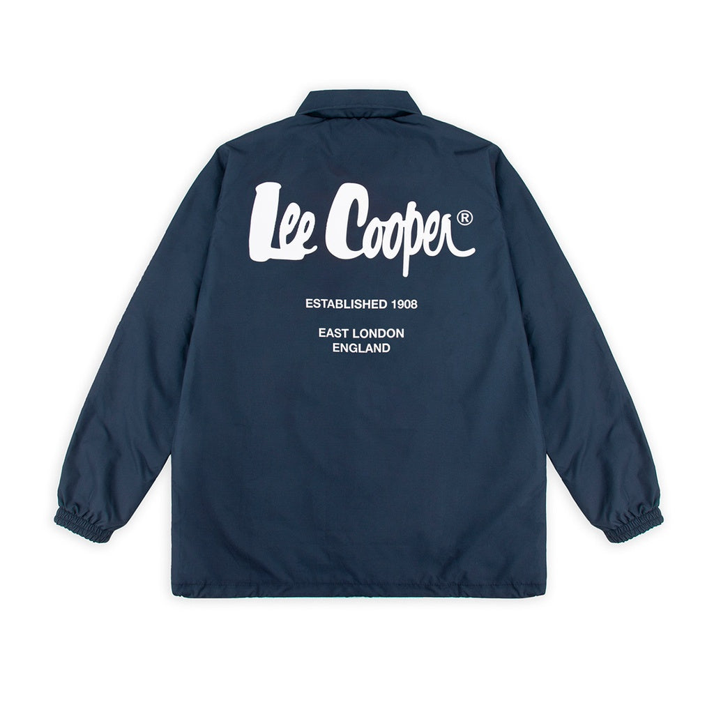 Lee Cooper Coach Jacket Logotype Navy