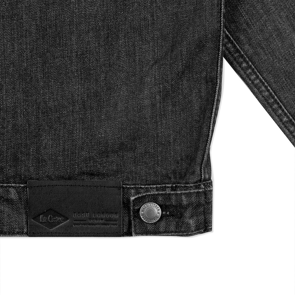 Lee cooper Trucker Jacket Denim Classic Dark Black