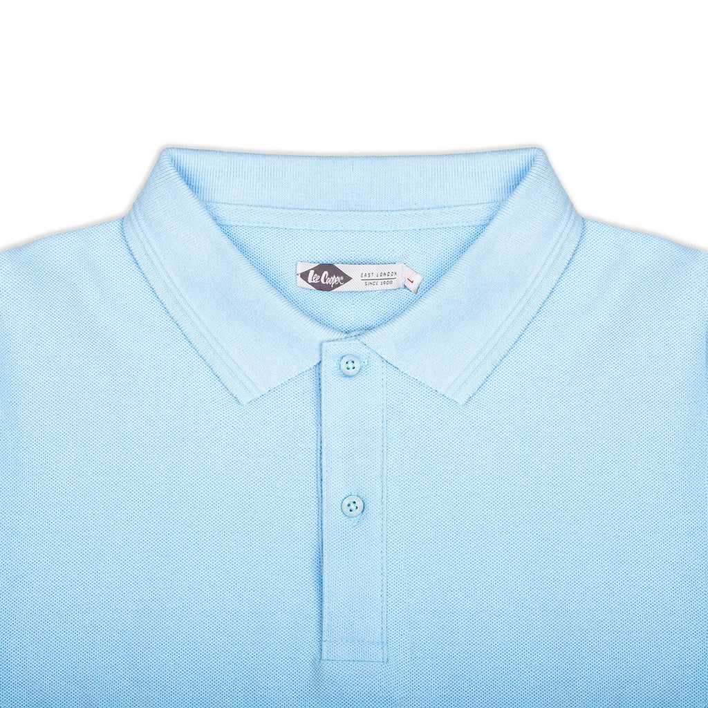 Lee Cooper Polo Shirt Logotype Light Blue