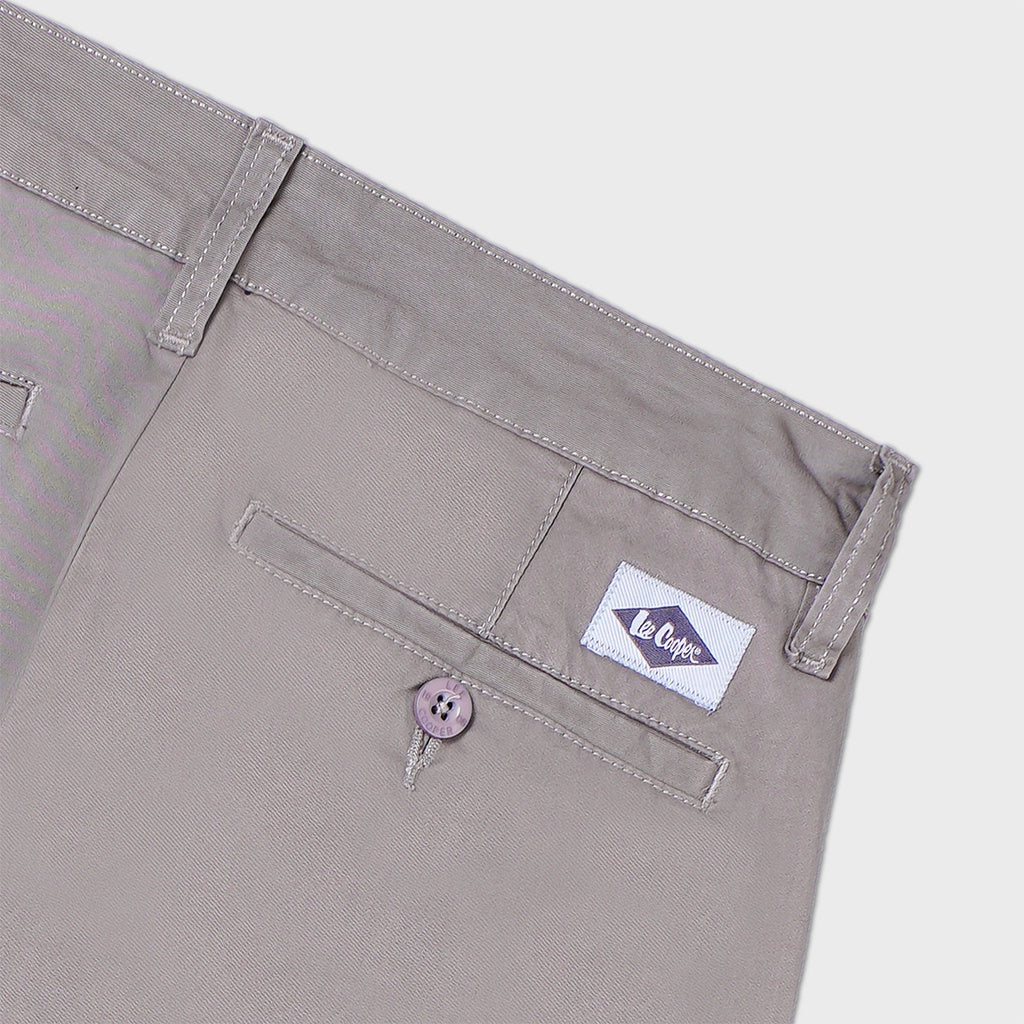 Lee Cooper Long Chino Ankle Khaki
