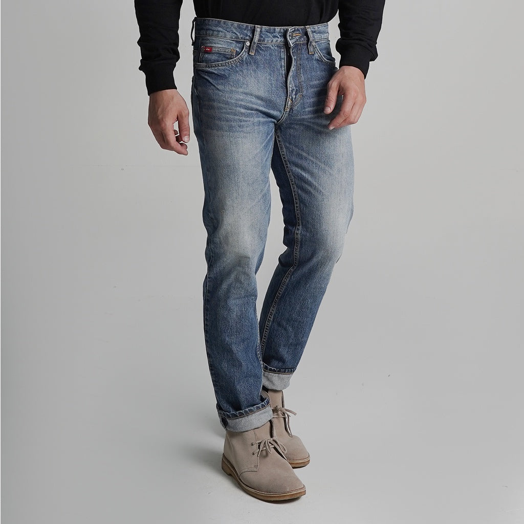 Lee Cooper Jeans Harry Worn Light Blue 0322028