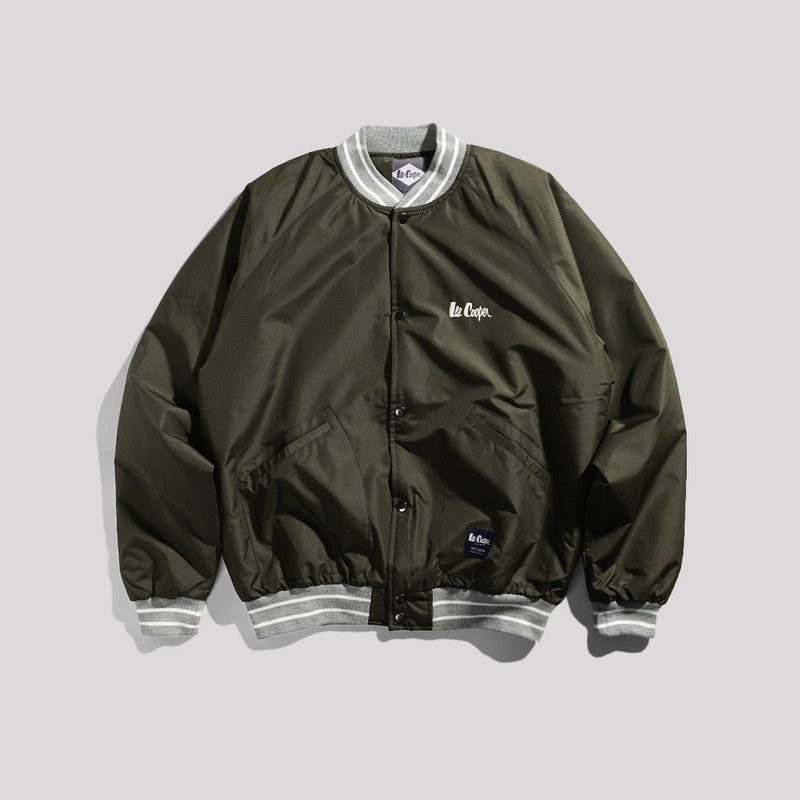 Lee Cooper Jacket Varsity London Olive