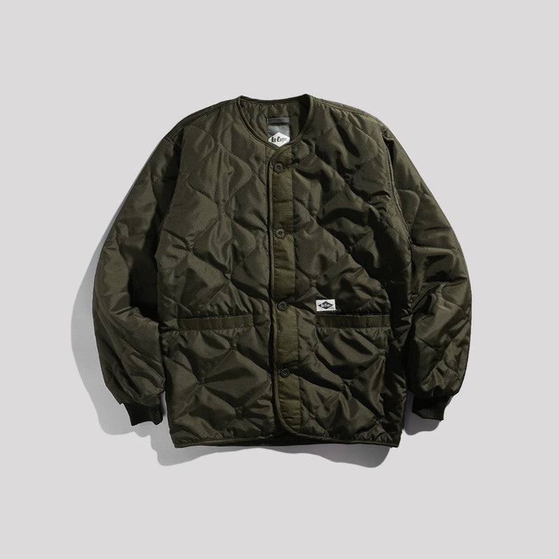 Lee Cooper Long Jacket Linner Olive
