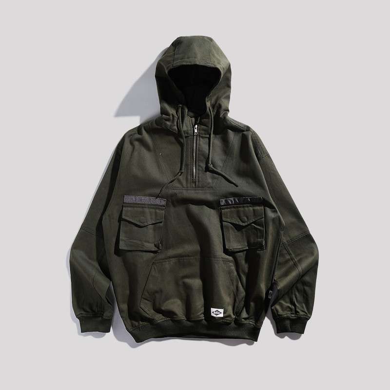 Lee Cooper Long Jacket Earl Olive