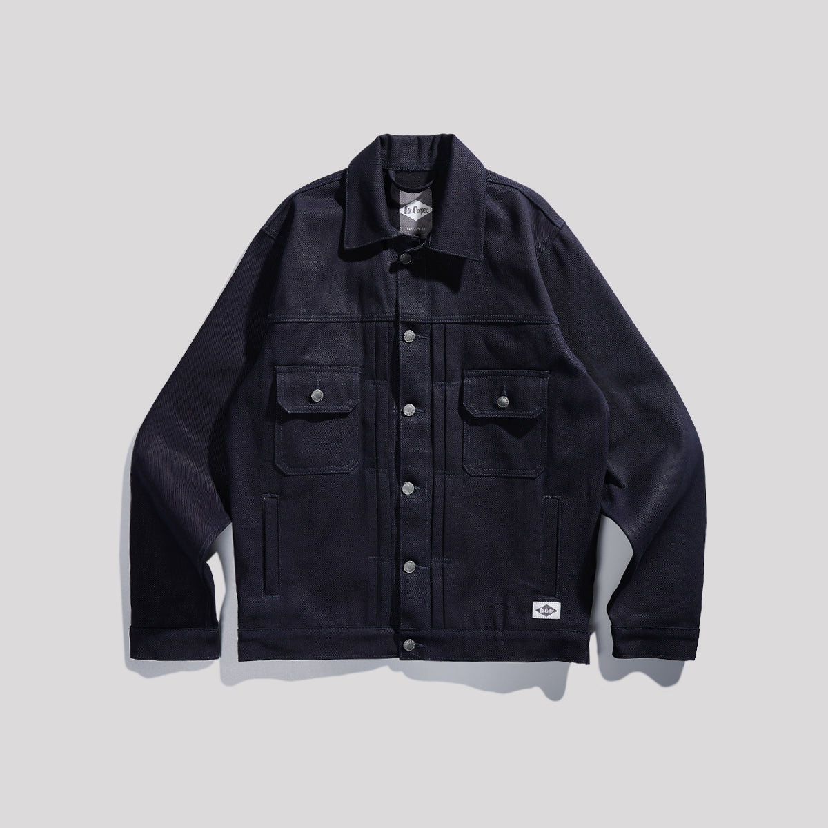 Lee Cooper Long Jacket Denim Trucker Dry Blue