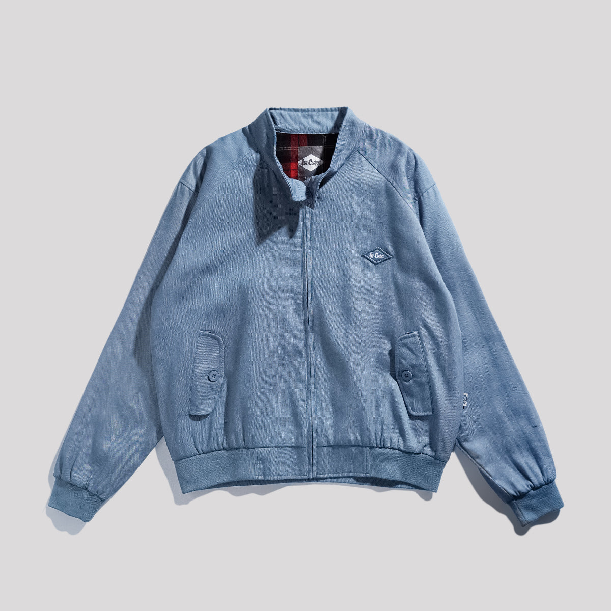 Lee Cooper Long Jacket Harrington Chambray
