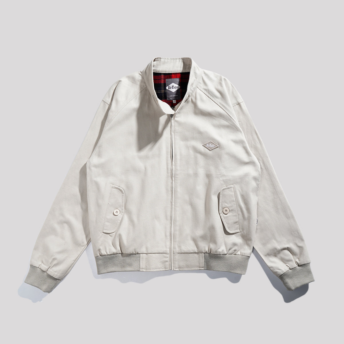 Lee Cooper Long Jacket Harrington Khaki