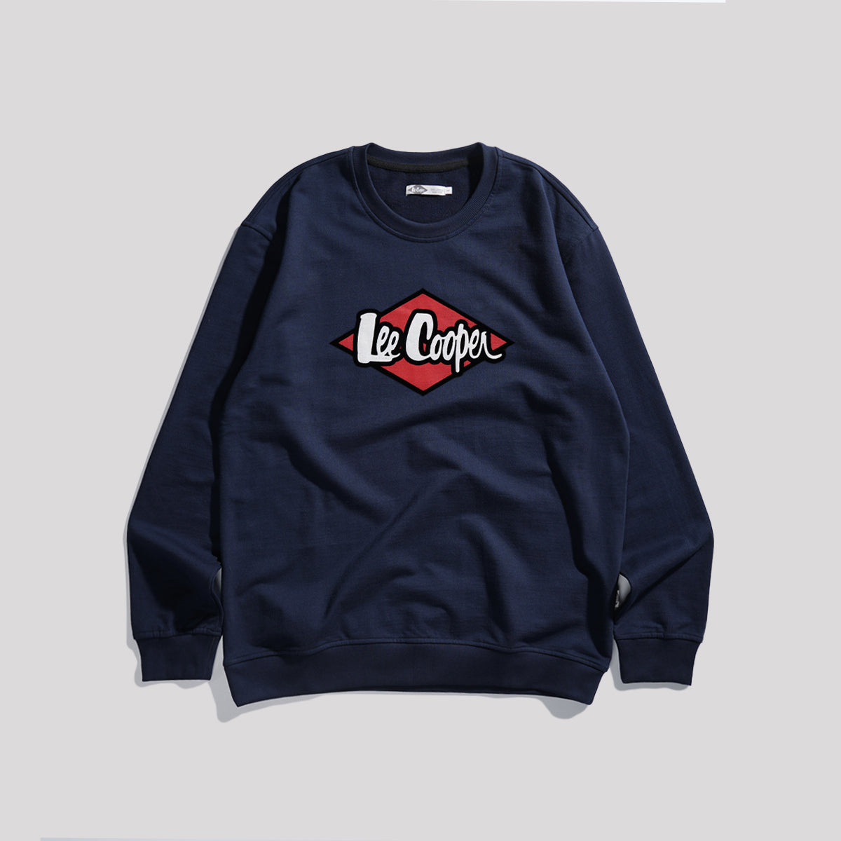 LEE COOPER SWEATER LOGO RETRO NAVY