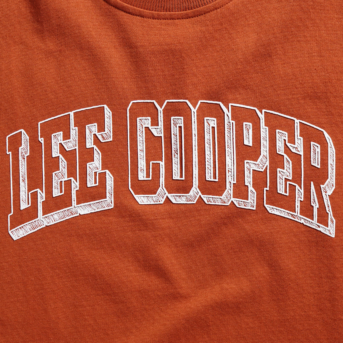 LEE COOPER SWEATER LC DRAW LEATHER BROWN