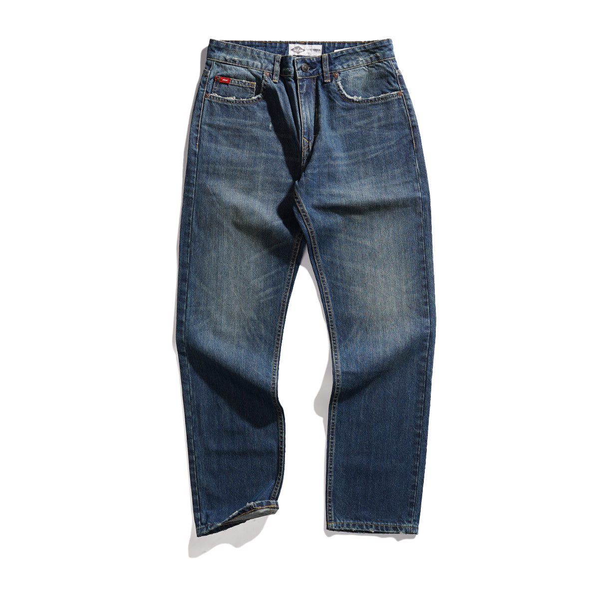 Lee Cooper Harry Ripped Medium Blue