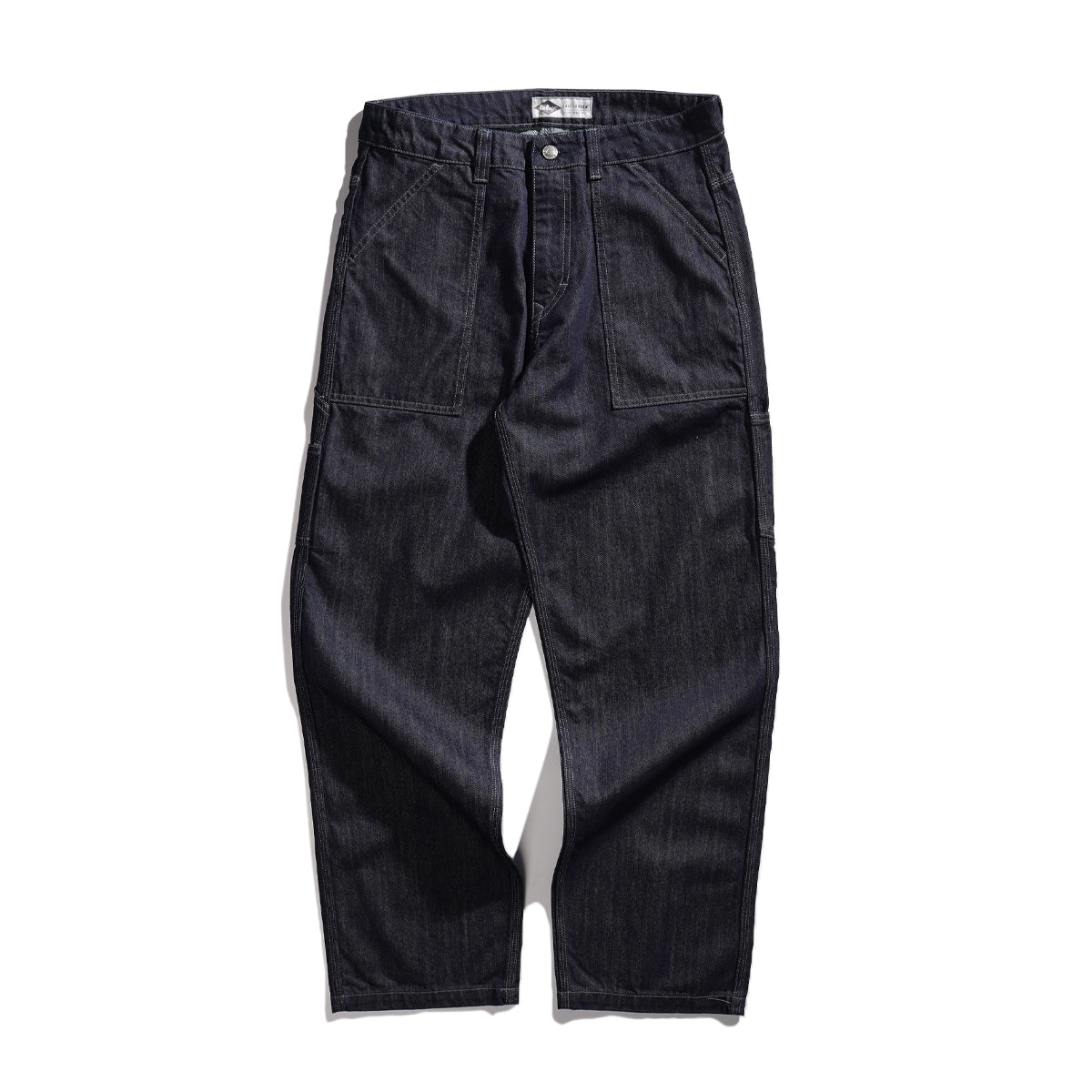 Lee Cooper Straight Fit Long Pants Carpenter Rinse Blue Medium Raw