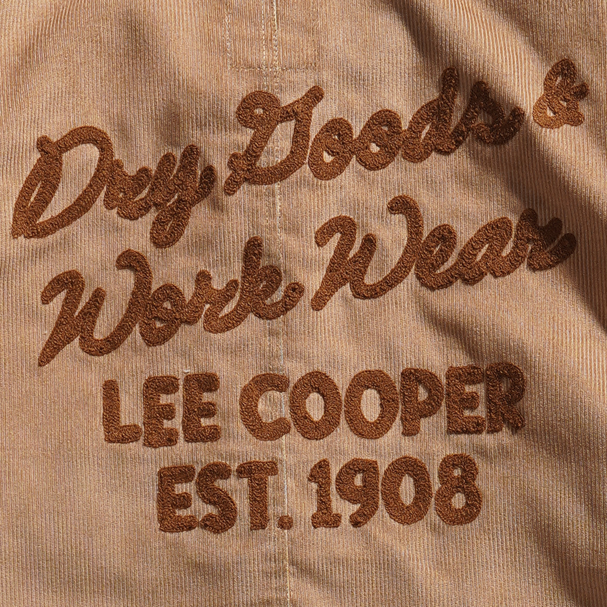 LEE COOPER JACKET CHORE KORDUROY BROWN