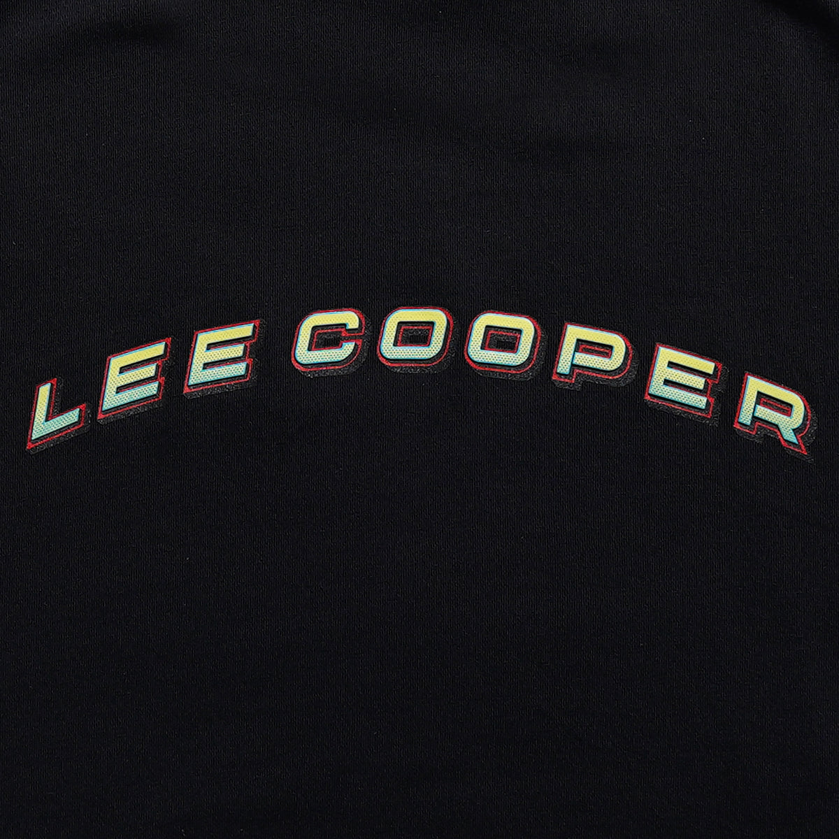 Lee Cooper T-Shirt Retro College Black