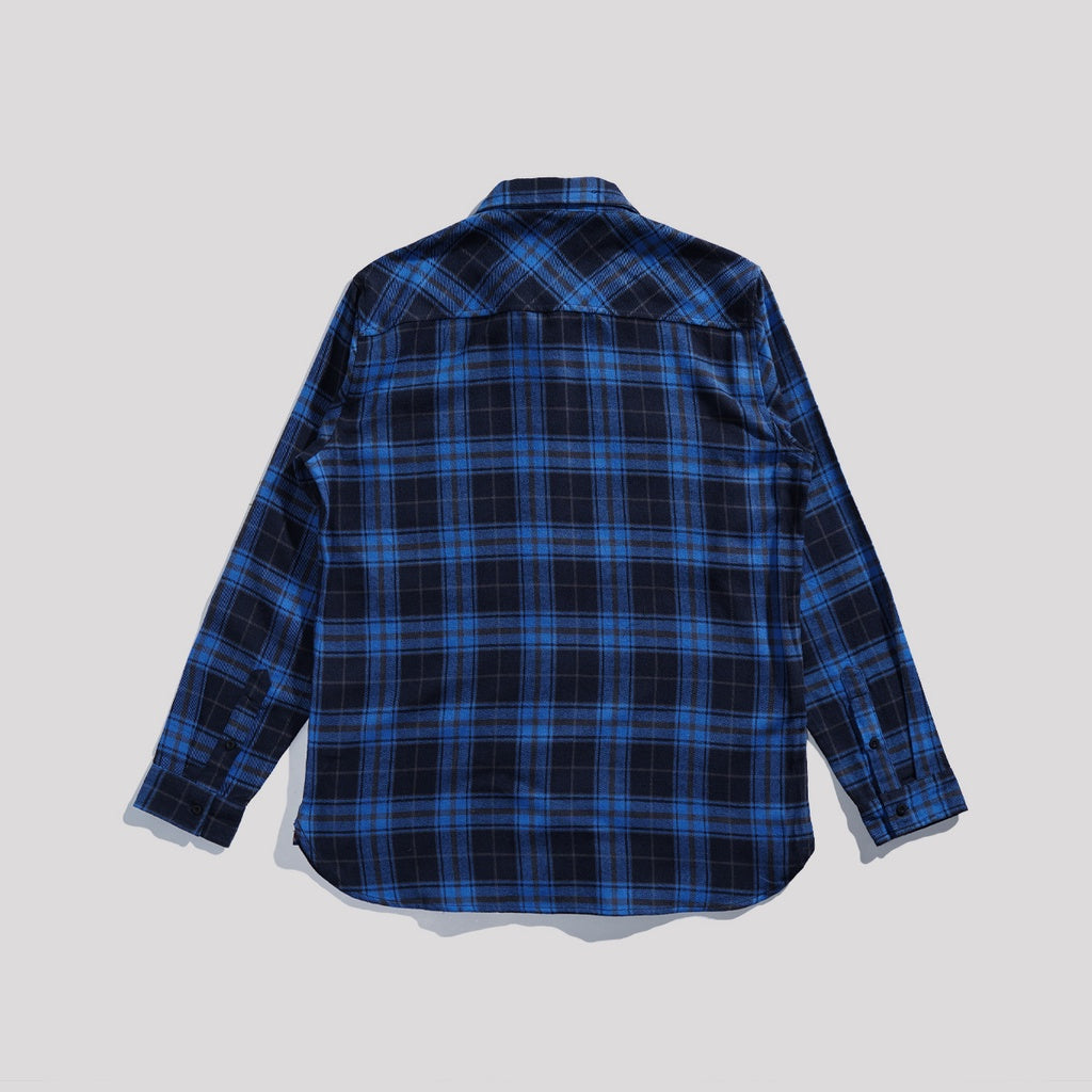Lee Cooper Flannel Shirt Kyle Blue