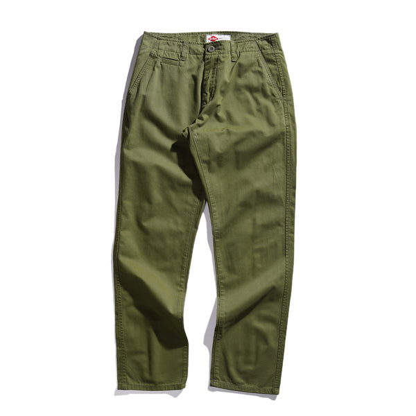 Lee Cooper Straight Fit Long Chino Myles Olive
