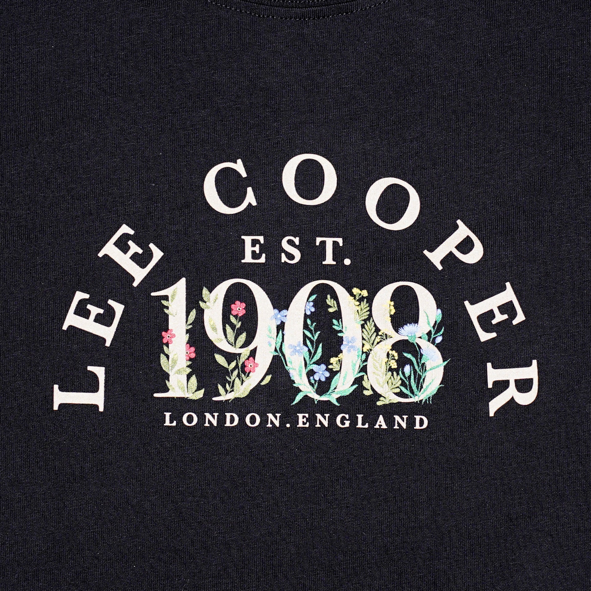 Lee Cooper T-Shirt 1908 Bloom Women Black