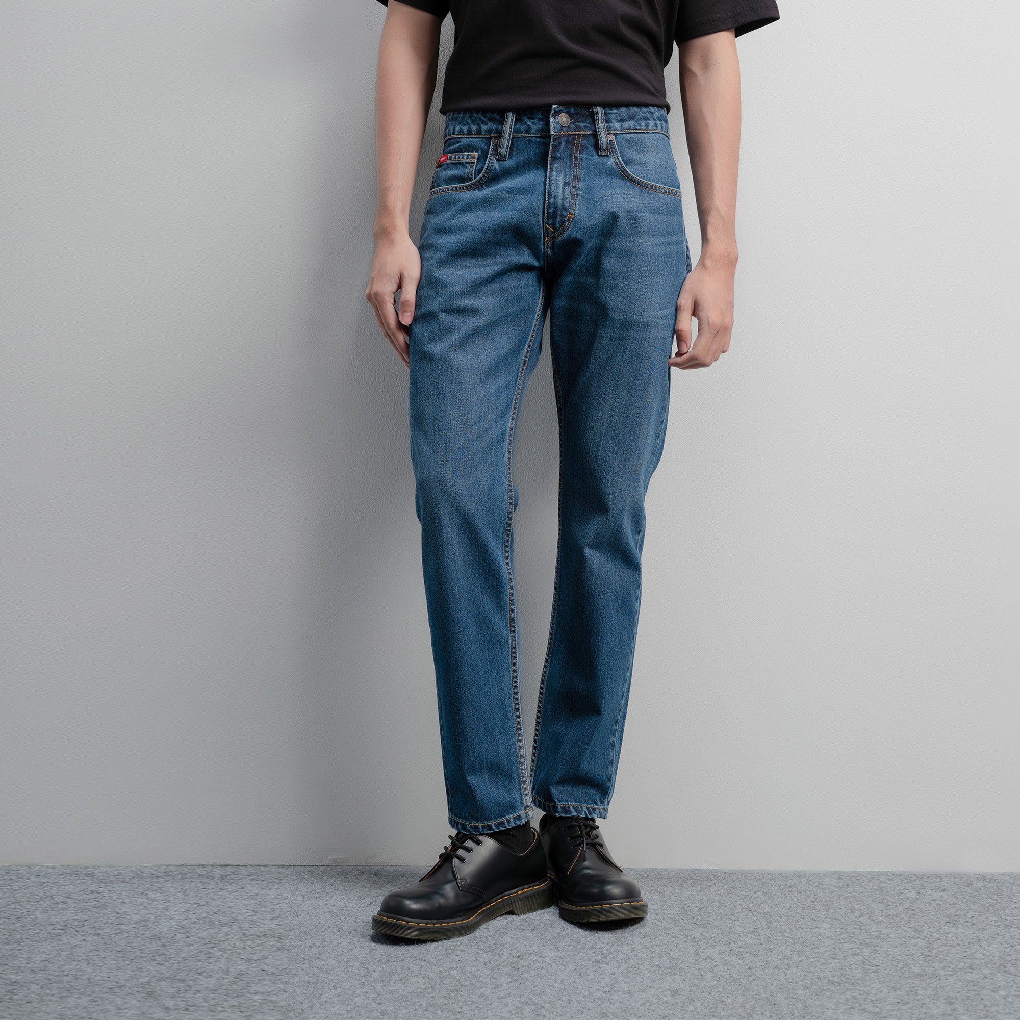 Lee Cooper Jeans Arthur Worn Medium Blue Toon