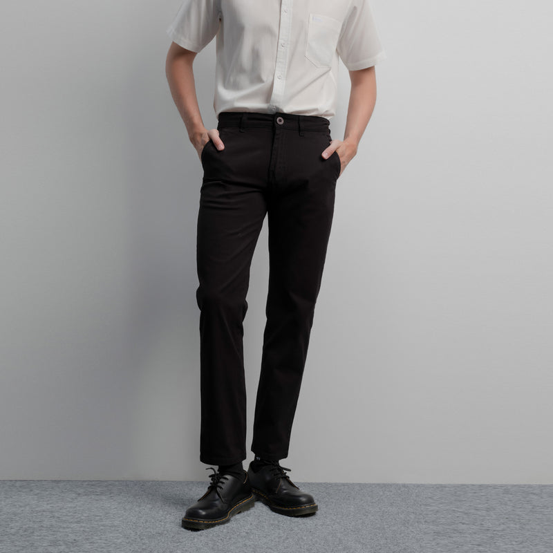 Lee Cooper Long Chino Logan Black